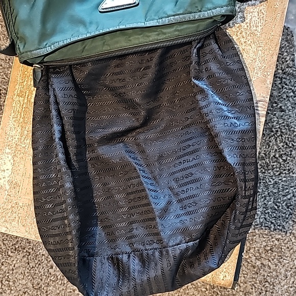 Prada Green Nylon Shoulder Bag - Picture 11 of 16